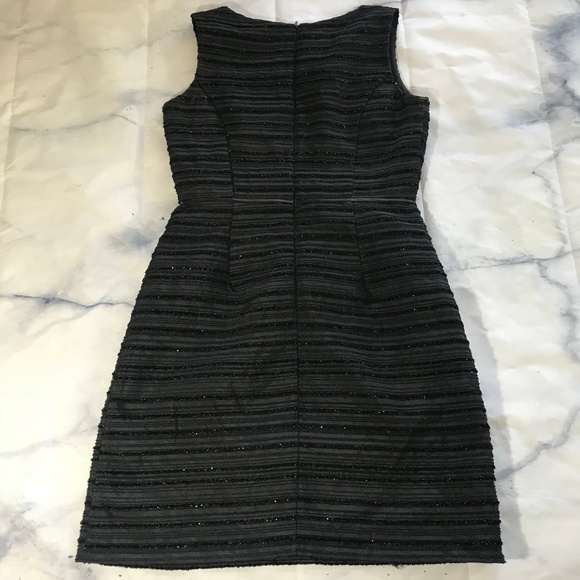Cynthia Rowley Black Sparkly Striped Dress - Picture 6 of 8